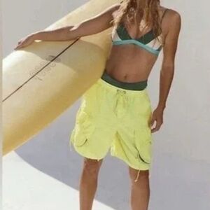 Free People Movement In A Cinch Shorts Citrus Sour